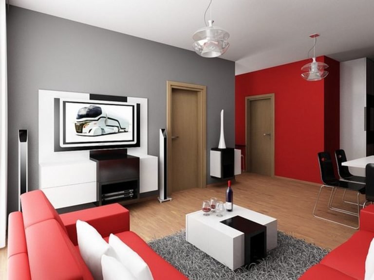 Home room decoration creative decorate apartment living room fair unique apartment living room design ideas 768x576