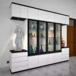 model lemari pajangan minimalis mewah